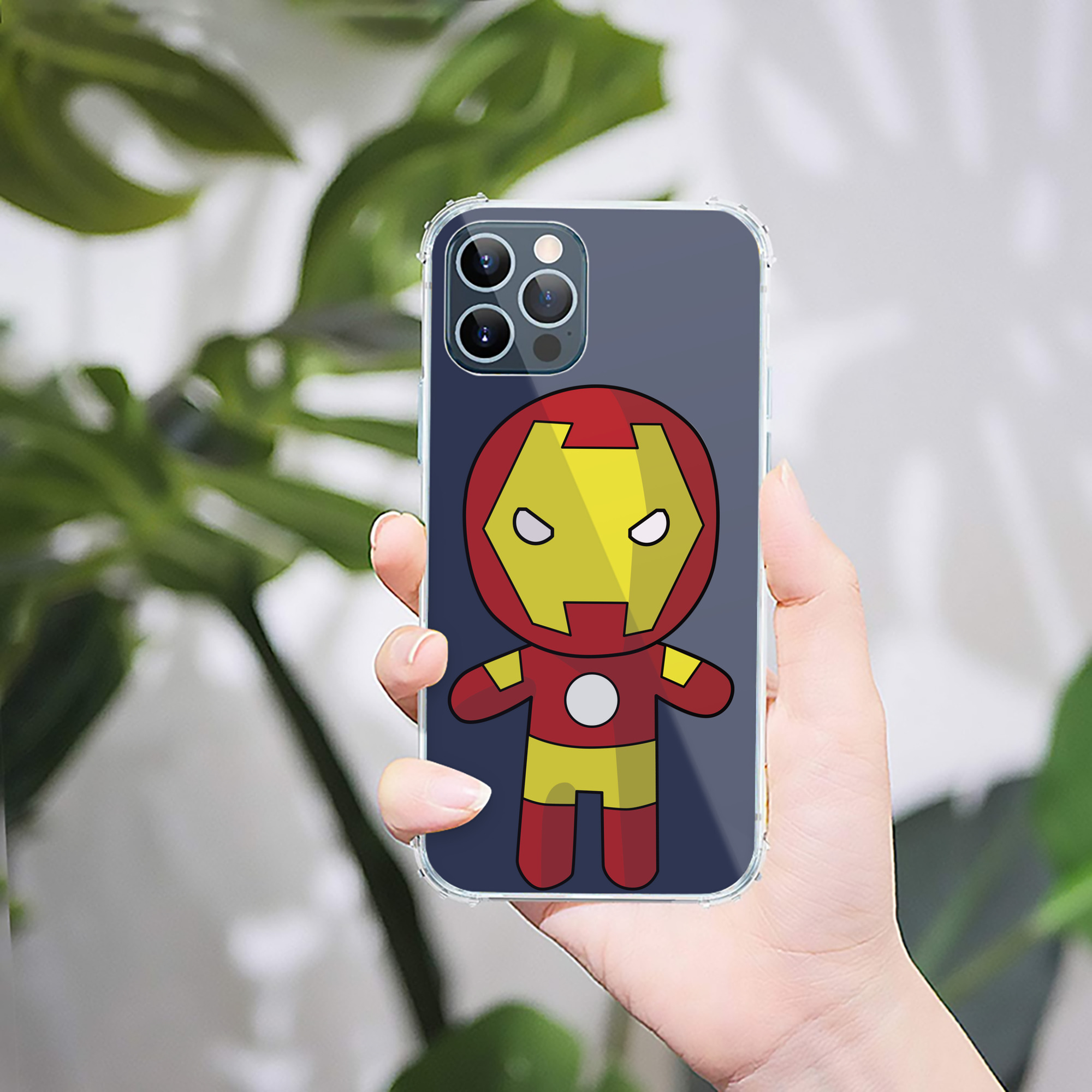 （画像用） アベンジャーズ The Avengers 【iPhone 12シリーズ対応】透明スマホケース（クリアソフトケース）